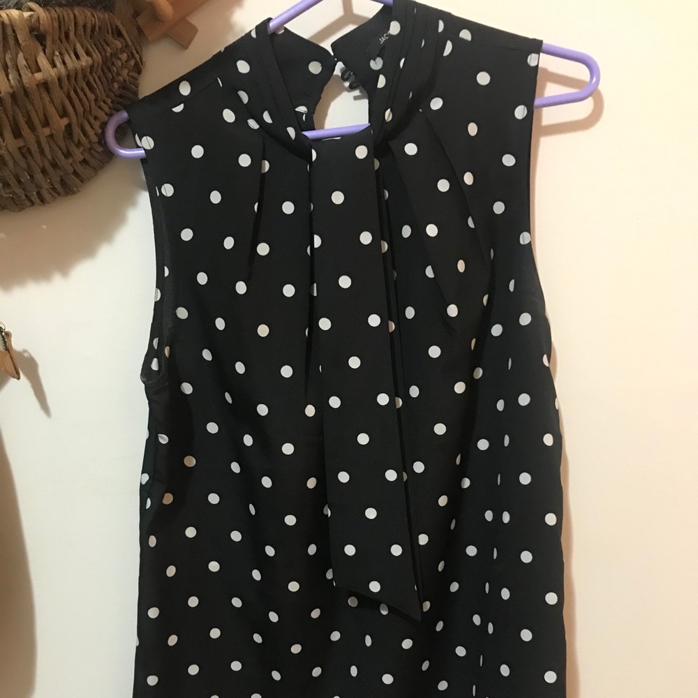 Polka dot blouse